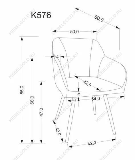 Стул кухонный Halmar K576 (оливковый/черный) | изображение 7
