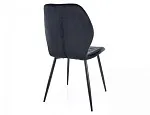 Стул кухонный Signal MIKE Velvet Bluvel 19 (черный/черный) | изображение 2