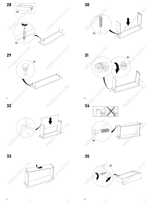 Комод Варма, 4 ящика, горизонтальный, 160х54х40 см, эмаль серая | изображение 17