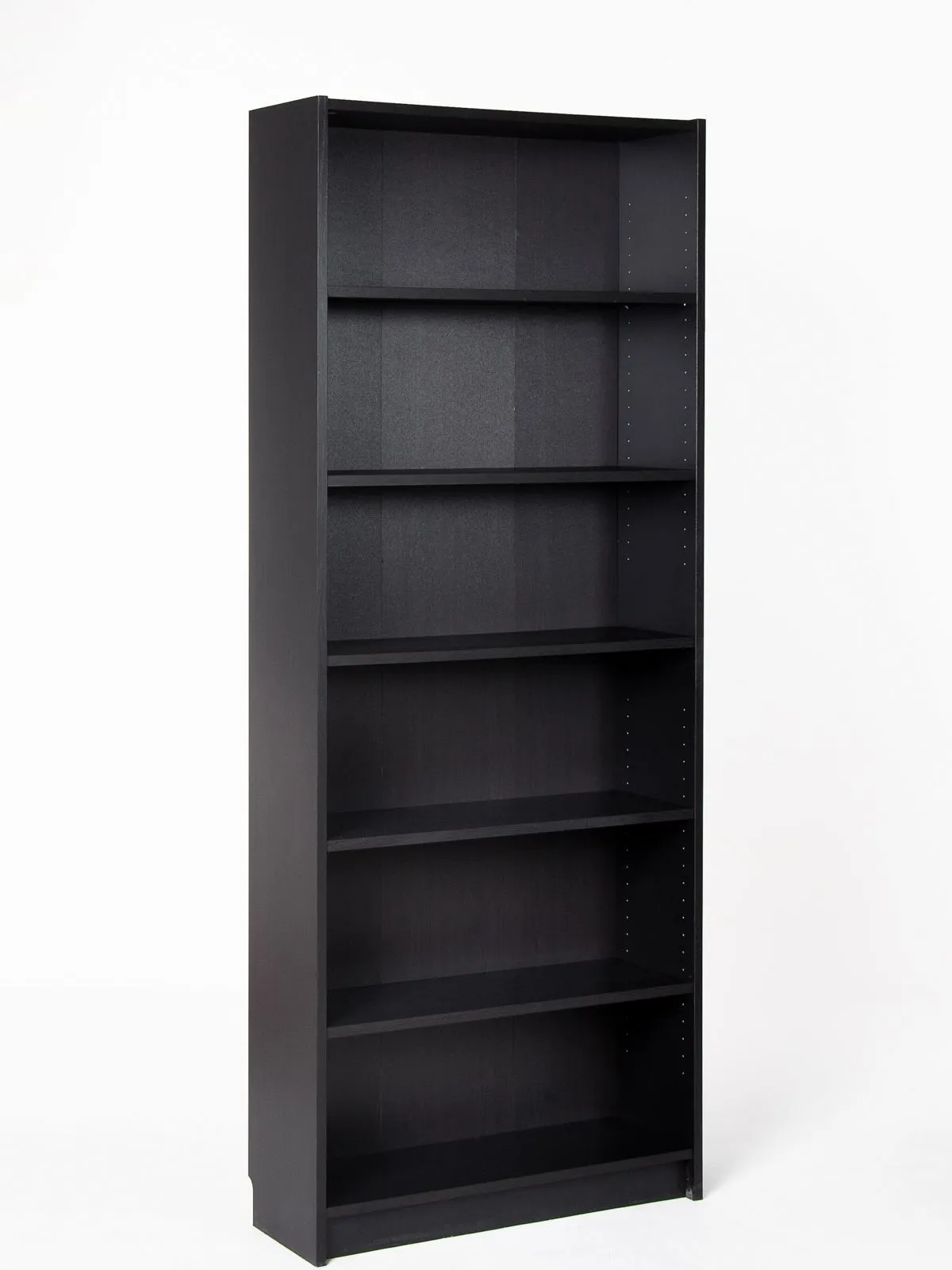 Стеллаж Варма, 6 полок, 78х198х28 см, шпон ясень, черный | изображение 5