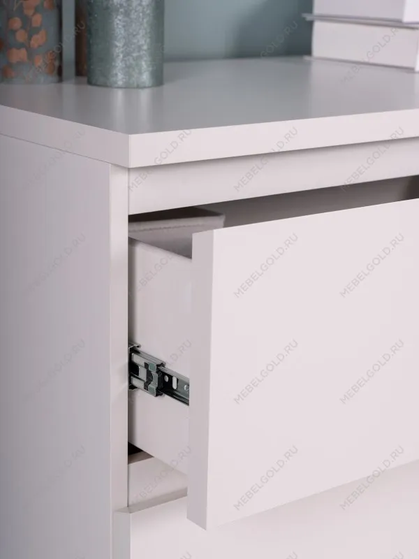 Комод Варма, 4 ящика, 80х100х40 см, эмаль белая | изображение 7