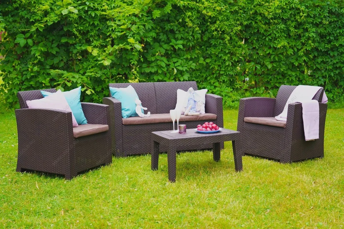 Комплект мебели Arizona Set, венге (на 4 персоны) | изображение 1