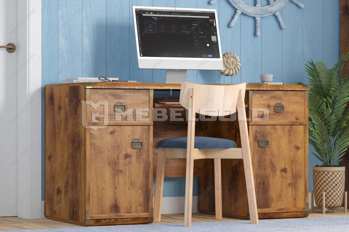 Стол письменный Индиана JBIU2D2S дуб саттер | изображение 2