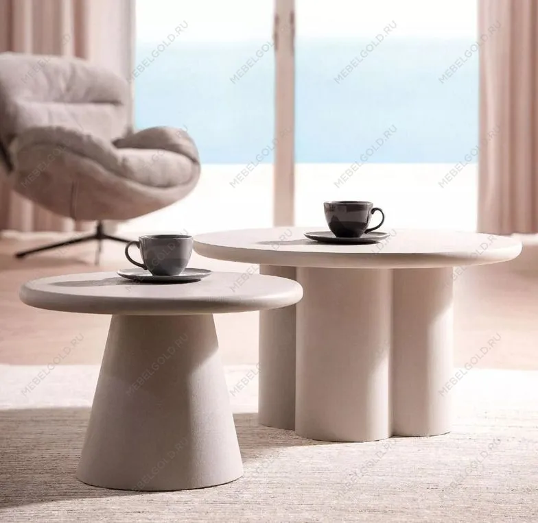 Стол журнальный Signal AURORA (светло-серый) 60/40 | изображение 3