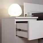 Комод ВАРМА, 5 ящиков, 80х123х40 см, эмаль белая | изображение 4