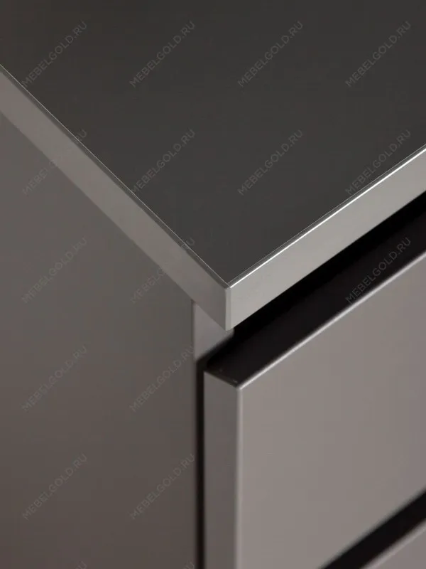 Комод Кастор, 3 ящика, 65х40х71 см, серый | изображение 4