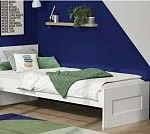 БРИМНЭС / СИРИУС кровать одинарная ИКЕА / IKEA 80х200 белая | изображение 4