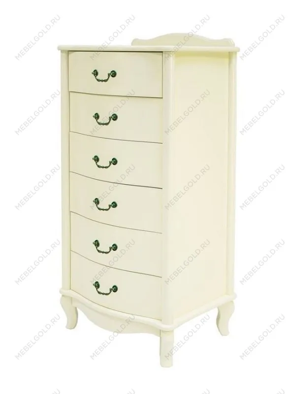 Комод Джульетта узкий 6 ящ. (дуб шампань)