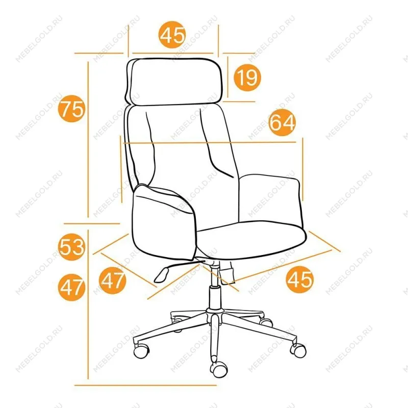 Кресло CHARM Серый | изображение 6