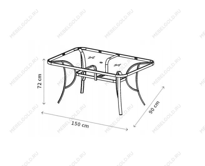 Стол обеденный Halmar MOSLER (темно-серый) | изображение 5