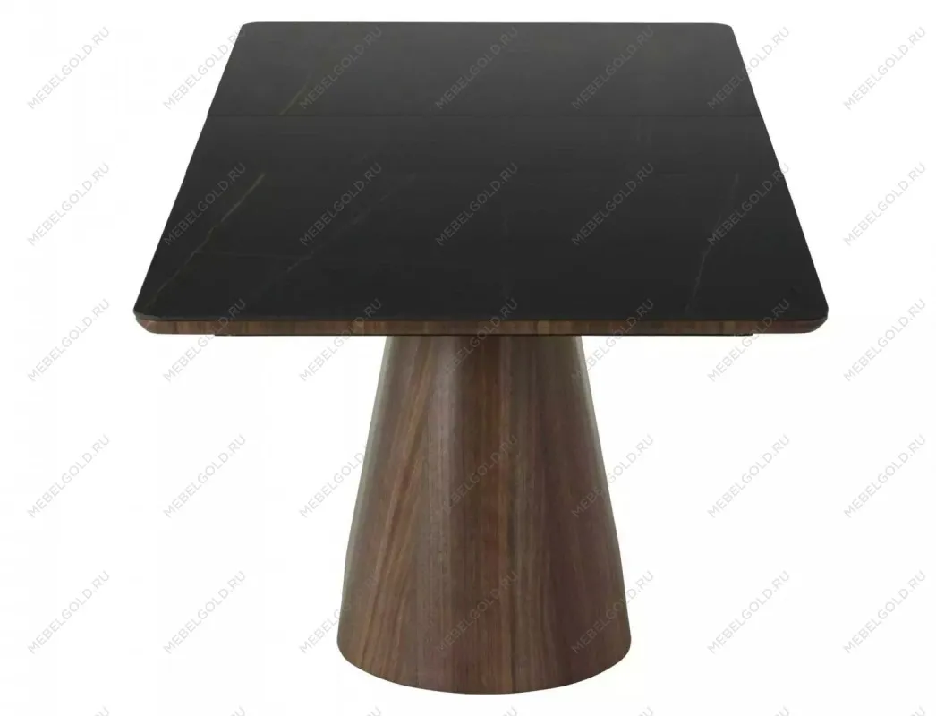 Стол обеденный Signal MONACO 160 (черный/орех) | изображение 4