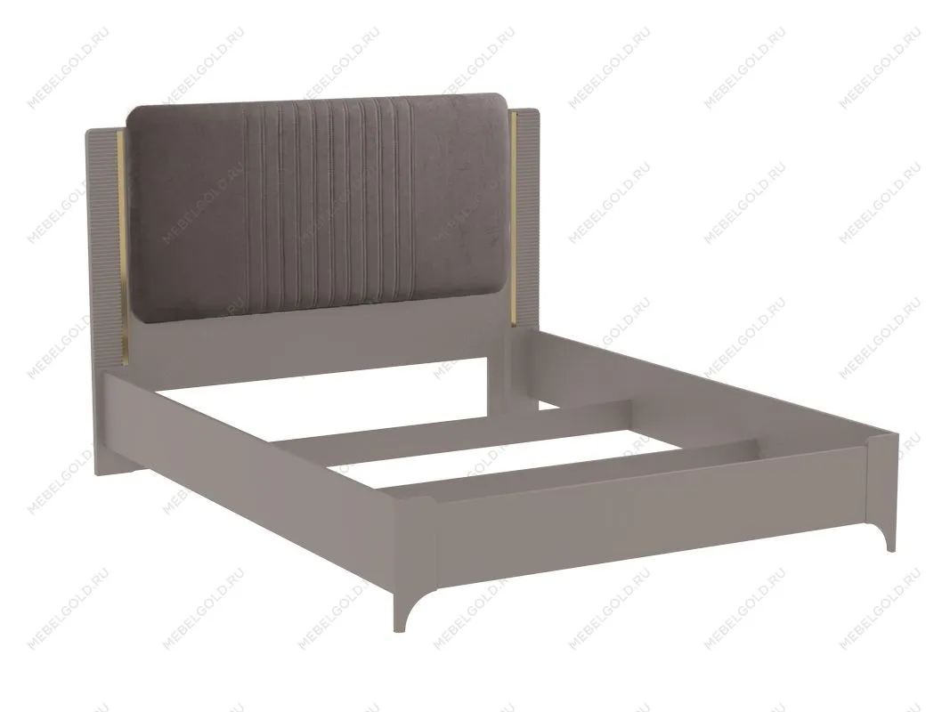Кровать (каркас) 1600 (Велюр), Сиде (1692*2082*1200) Мокко, 12632 | изображение 1