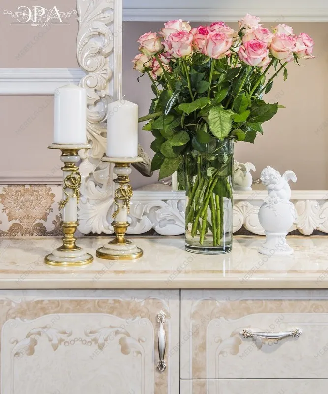 м. Марьина Роща - Зеркало Патрисия ППУ крем корень глянец 2 (гостиная) | изображение 3