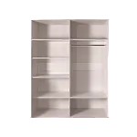 Шкаф 4-х дв. для платья и белья Диора слоновая кость/золото ДШ2/4 | изображение 1