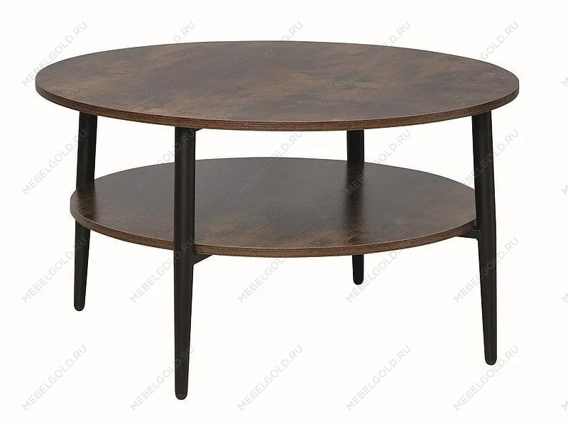 Стол журнальный Signal ELLA A (коричневый/черный)