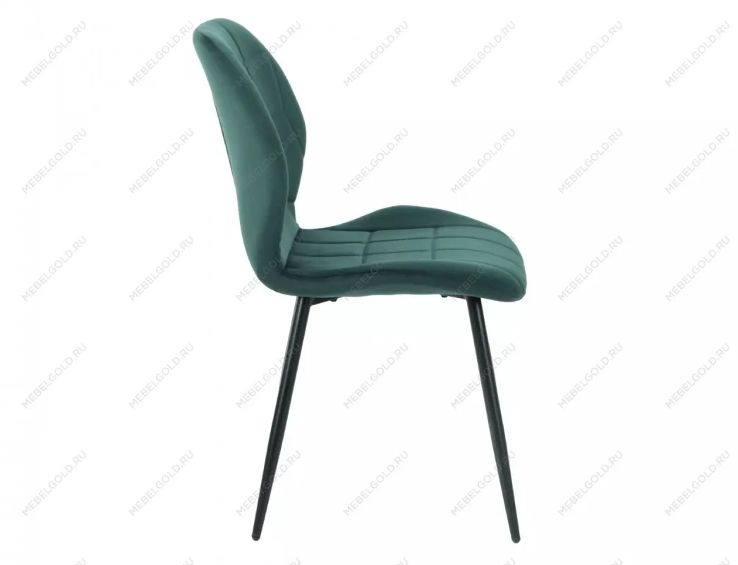 Стул кухонный Signal JAKE Velvet Bluvel 78 (темно-зеленый/черный) | изображение 4
