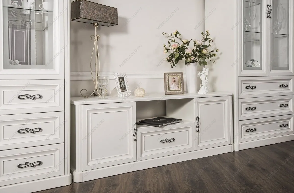 Витрина Мишель 1-ств белый матовый | изображение 3