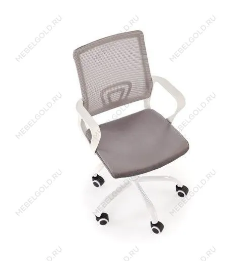 Кресло компьютерное Halmar FRODO (светло-серый) | изображение 3