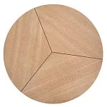 Стол журнальный Halmar KARIDA (дуб натуральный/черный) | изображение 1