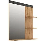 Полка настенная с зеркалом Грейс LUS 80 | изображение 1