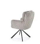 Стул кухонный Halmar K572 поворотный (серый/черный) | изображение 1