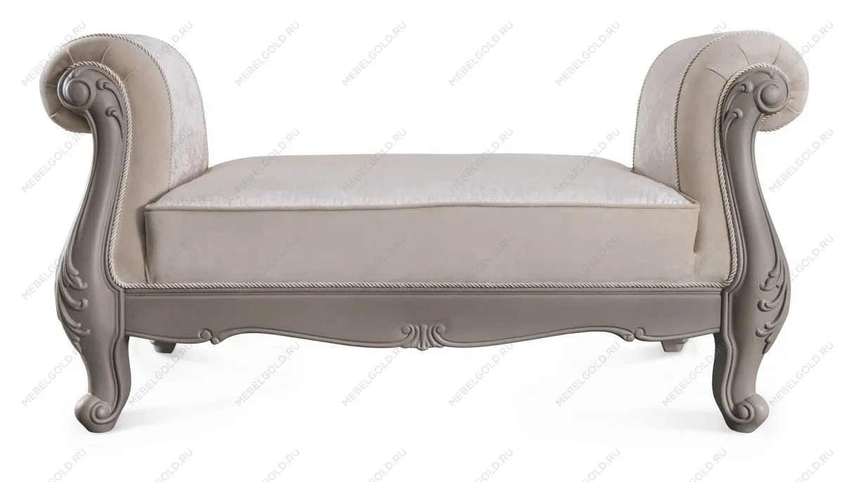 Оттоманка Мокко с двумя подлокотниками серый камень | изображение 1