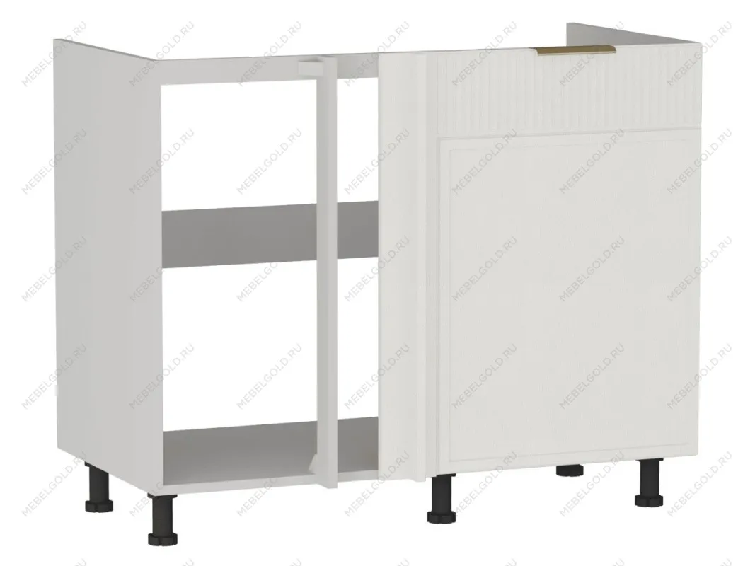 Стол под мойку угловой СМУ-110, Берта (1000*554*820) Экокожа Белый, 25319 | изображение 2