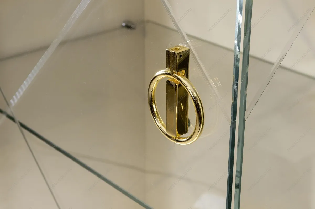 Шкаф 4-х дверный Римини (Белый/Золото) РМШ2/4 | изображение 1