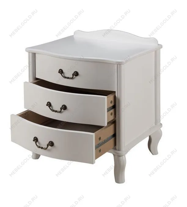 Тумбочка прикроватная Джульетта 3 ящ. (молочный дуб) | изображение 1