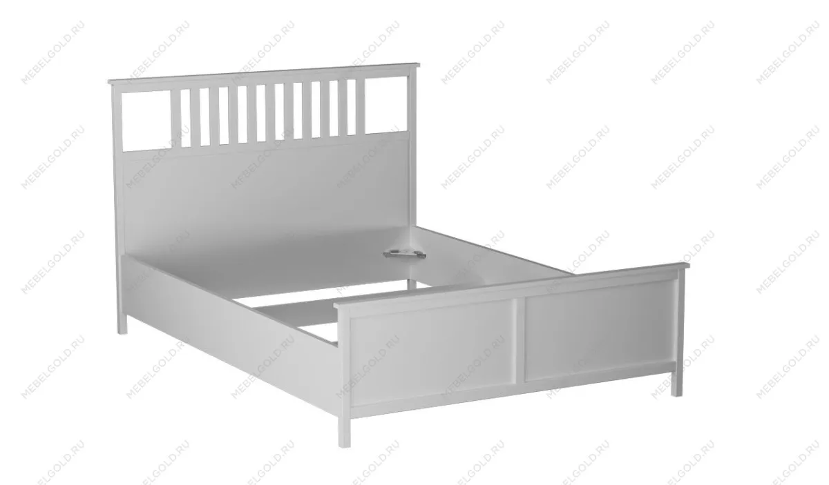 Кровать (каркас) 1400 NEW, Фрея (1500*2092*1104) Белый, 12524 | изображение 1