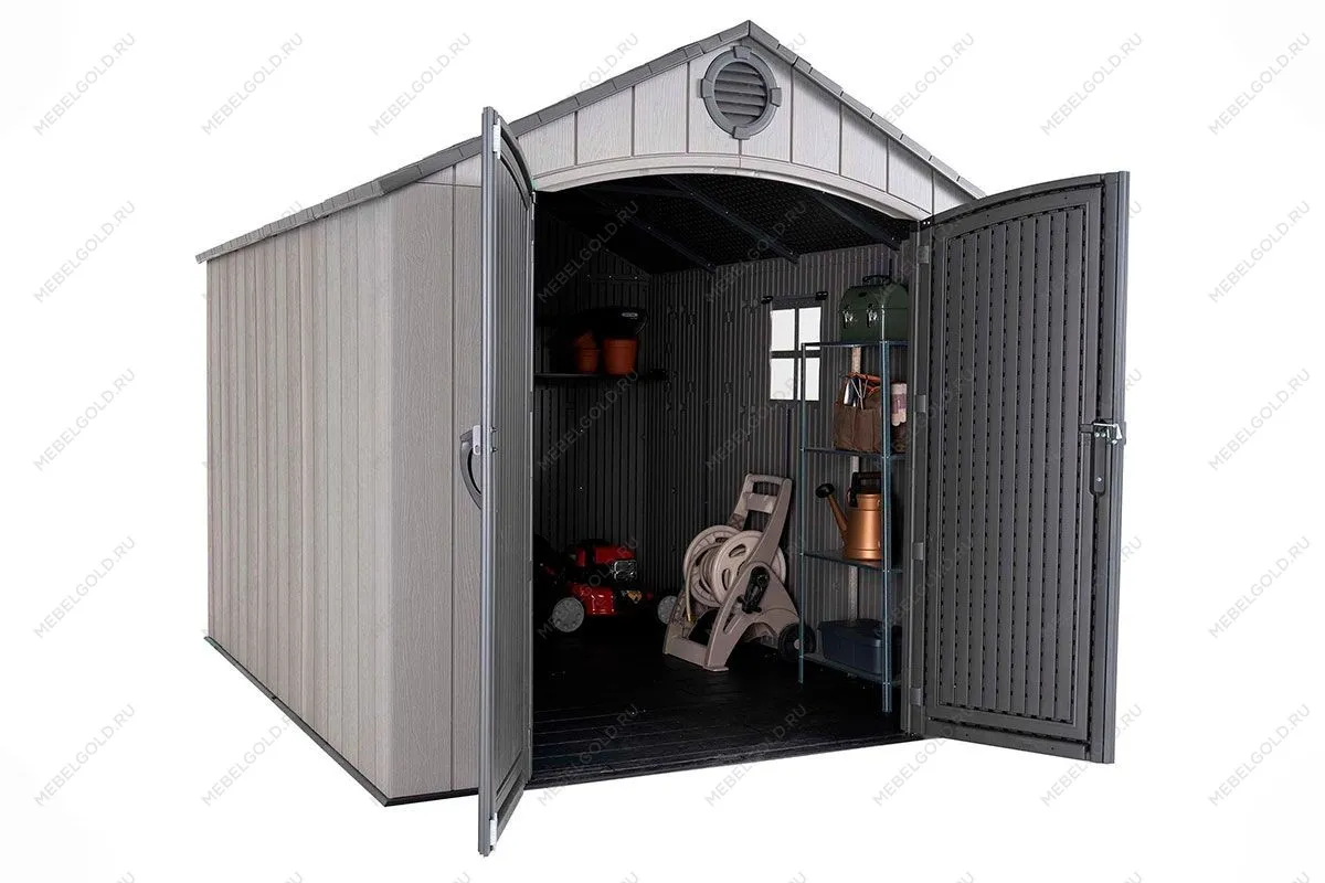 Сарай пластиковый WoodLook 8*10 NEW | изображение 8