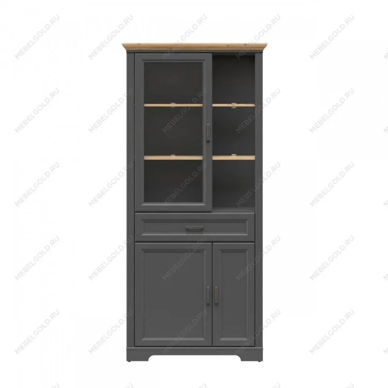 Шкаф с витриной Жасмин REG1W2D1S