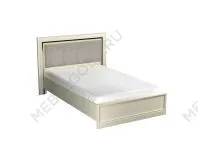 Кровать 1200 с мягкой вставкой изголовья и подъемным механизмом, Сиена (1490*2110*1100), Береза бежевая | изображение 1