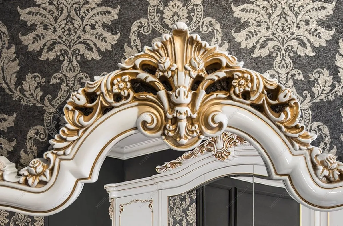 Спальня Флоренция 5-ств белый перламутр глянец | изображение 7