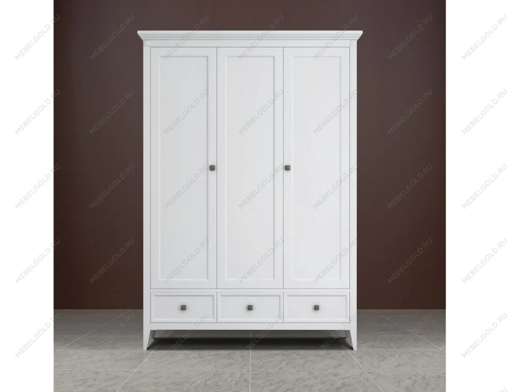 Шкаф трехстворчатый Manhattan (Белый) | изображение 2