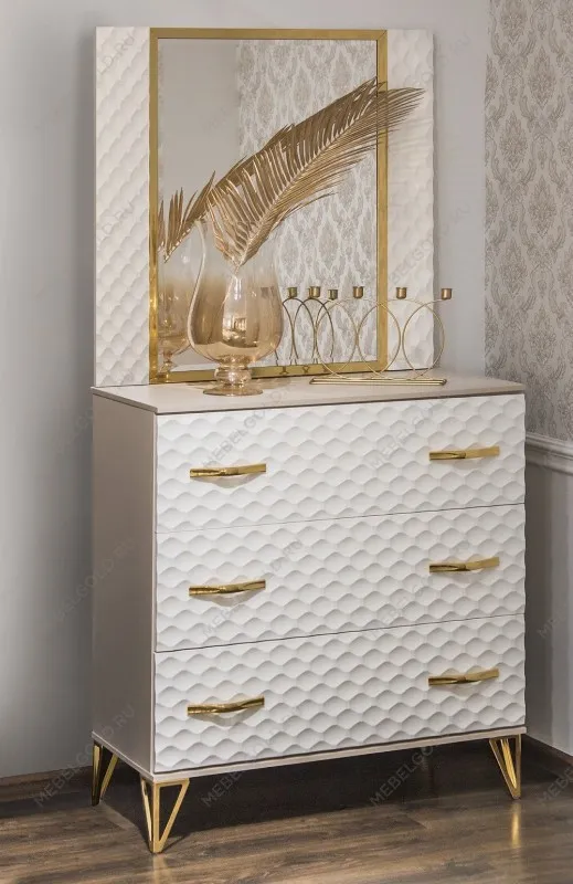 Зеркало Лара ППУ белый глянец | изображение 2