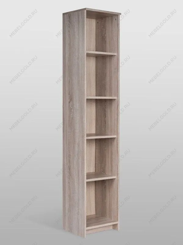 Стеллаж Сириус, 5 полок, 39х34х190 см, дуб сонома | изображение 8