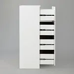 Комод Сириус, 4 ящика, 78х41х123 см, белый | изображение 12