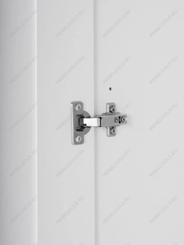 Шкаф Сириус, 3 двери и 1 ящик, 117х50х190 см, с зеркалом, белый | изображение 14