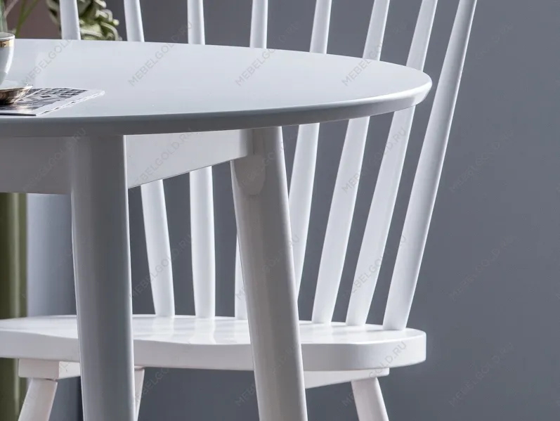 Стол обеденный Signal LARSON 90 (белый) | изображение 1