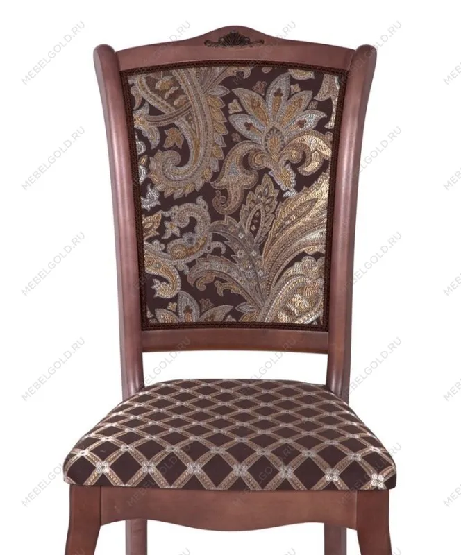 Стул Константа (тон 317 темно-коричневый + патина черная/ткань Афитап коричневый/компаньон) | изображение 5