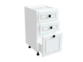 Стол с ящиками СЯ-40, Бьянка (400*470*820) Белый, 21114