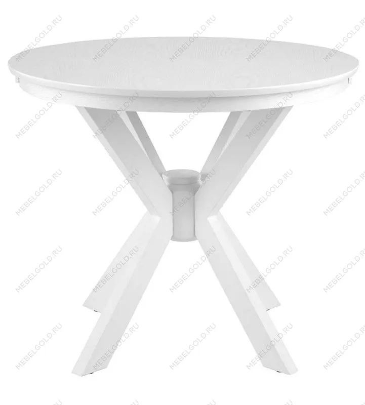 Стол Милан 900 раздвижной (белая эмаль)