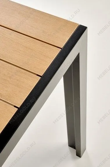 Стол обеденный Halmar FIERRO P (коричневый/черный) | изображение 3