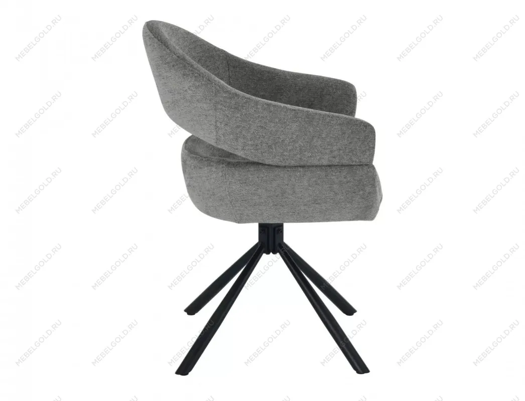 Стул кухонный Signal BORGO Raven 18 поворотный (темно-серый/черный) | изображение 2