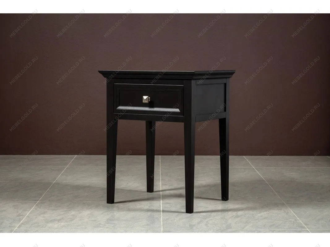 Тумба прикроватная 1 ящик Manhattan (Черный) | изображение 3