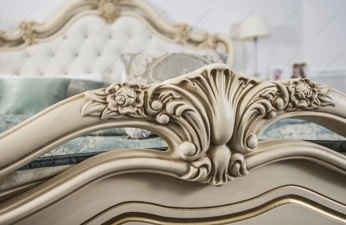 Кровать Мона Лиза 180х200 см с мягким изголовьем крем | изображение 6