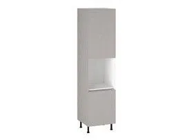 Шкаф-пенал 960 ПГ-60 бок левый МДФ, Виста (600*586*2456) Экокожа Бежевый, 26487