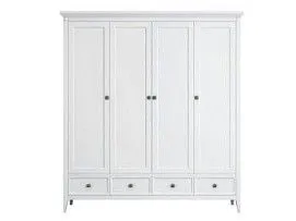 Шкаф четырехстворчатый Manhattan (Белый)