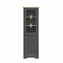 Шкаф с витриной Жасмин REG1W1D1S с подсветкой